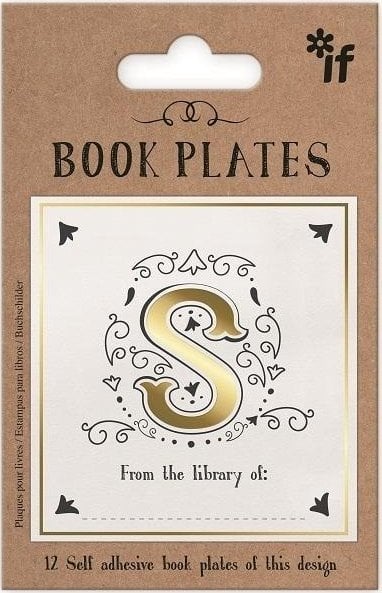 IF Ekslibris - zestaw naklejek - litera S