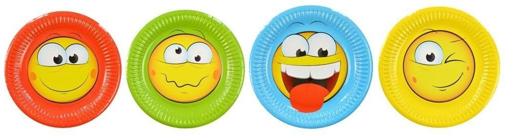 Talerze papierowe Minki 8szt