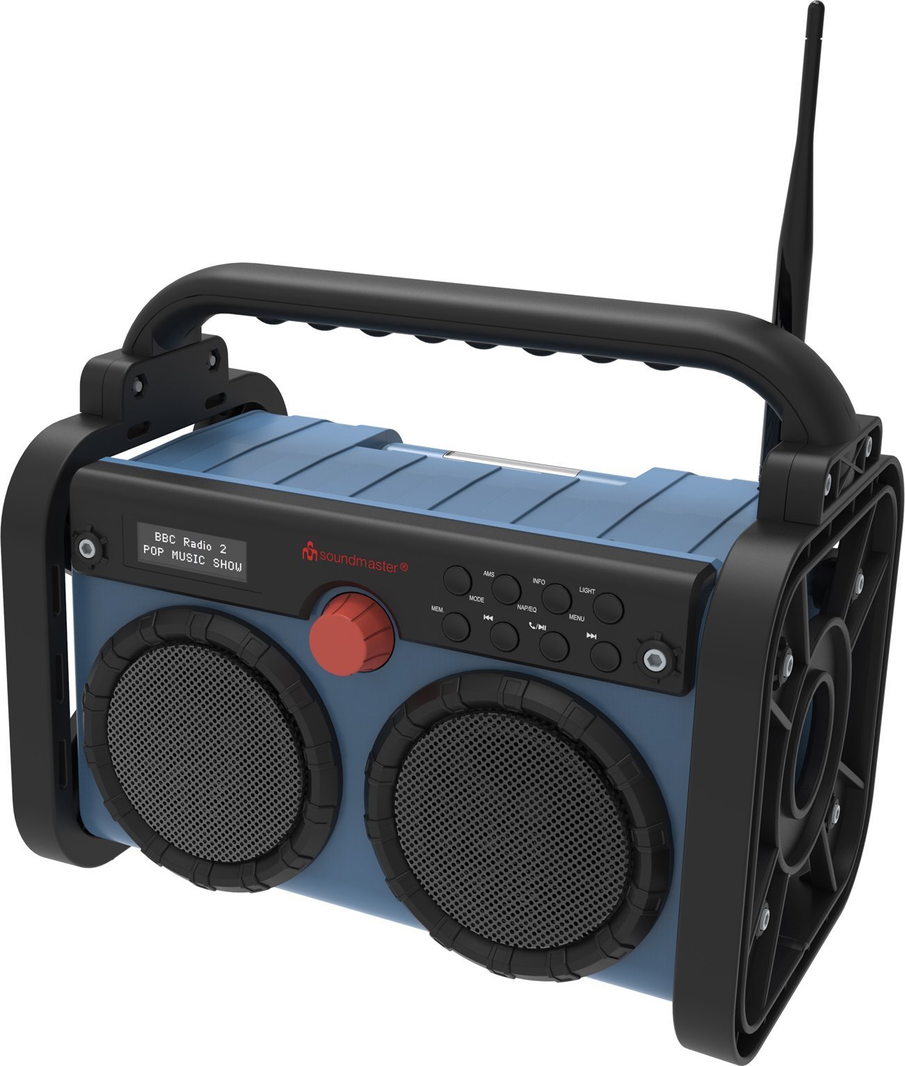 Radio Soundmaster Soundmaster DAB85BL radio Przenośny Czarny, Niebieski