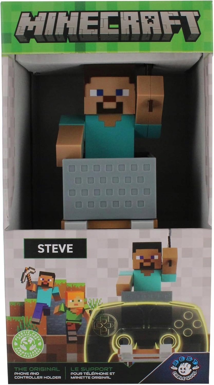 Cable Guys - Minecraft Steve Controller Stand