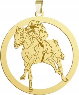 Radziszewska Jewellery Pozłacana Zawieszka Dżokej GRAWER GRATIS