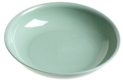 DEEP PLASTIC PLATE. GREEN
