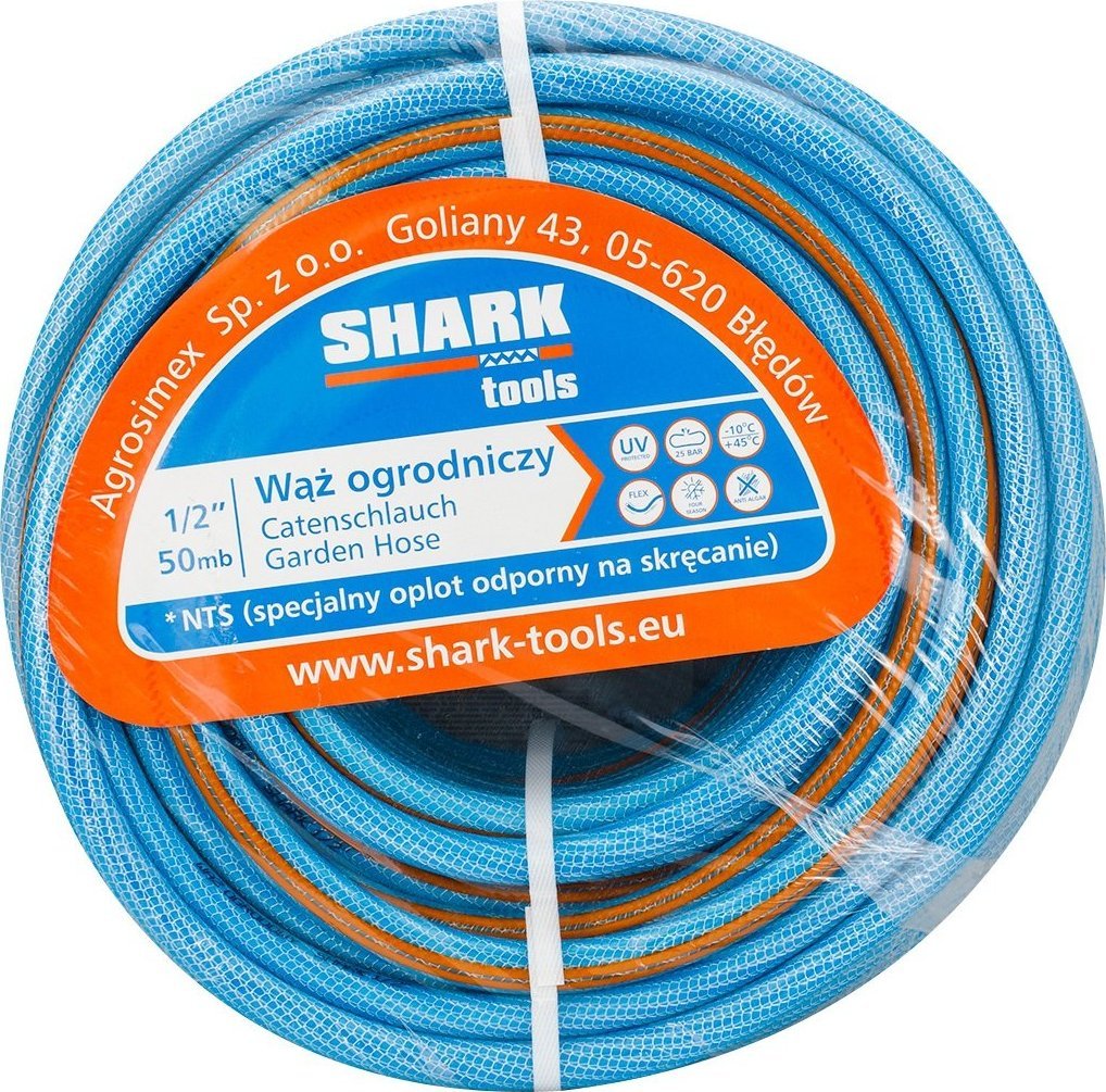 SHARK Tools Wąż ogrodowy 1/2'' 50m SHARK