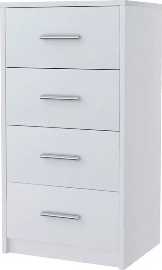 Elior Biała komoda z szufladami - Ilda 5X