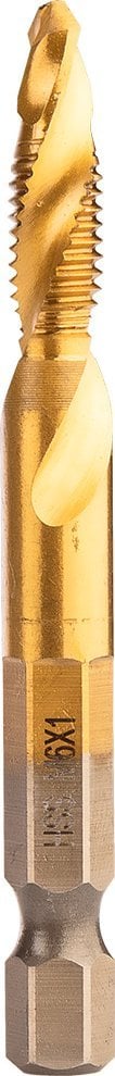 Wiertło gwintujące HSS TiN, M6x1 mm, Hex