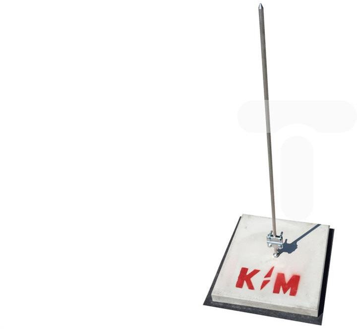 Maszt odgromowy H=1m aluminiowy KM100 AL /1kpl./