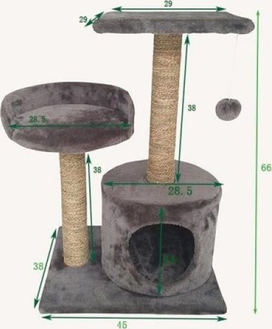 Sourcing CAT SCRATCHER HOPPY 38X45X66CM
