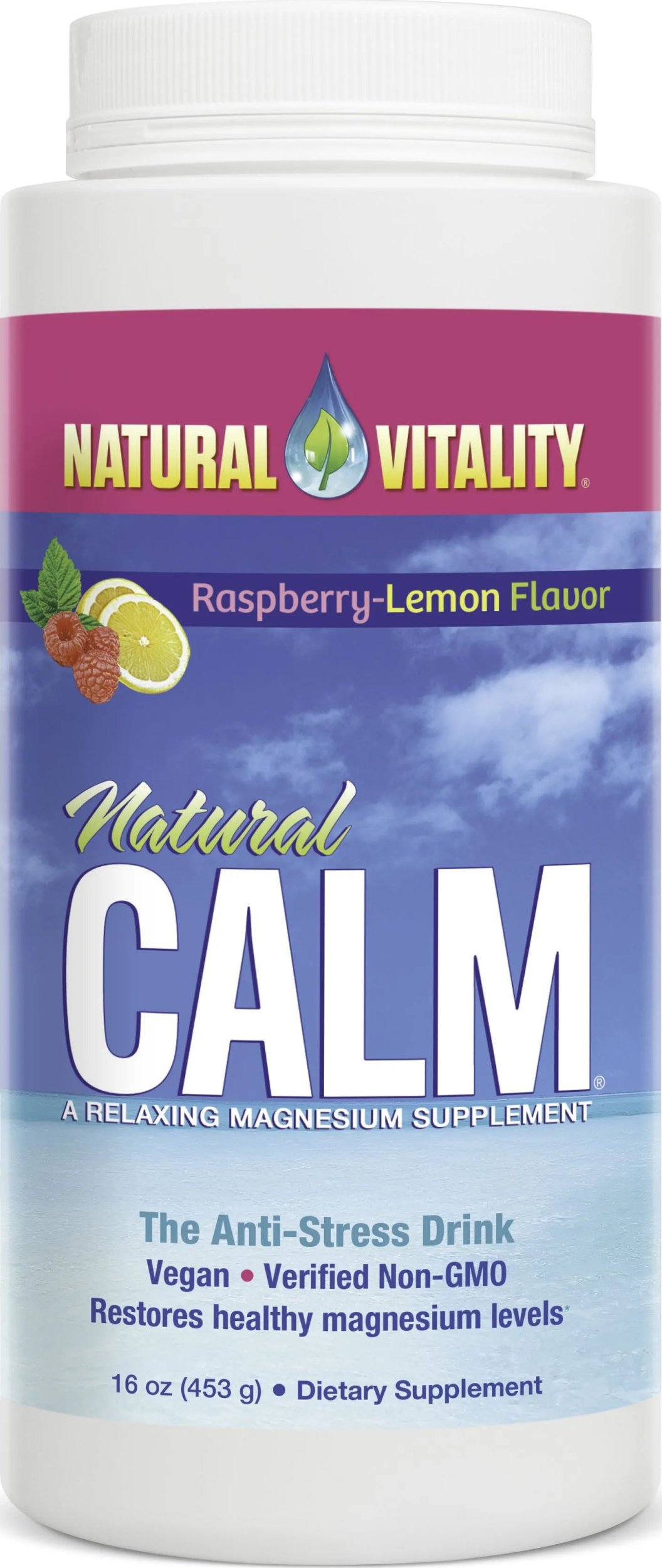 Adidas Natural Vitality - Natural Calm, Raspberry Lemon, Proszek, 453g