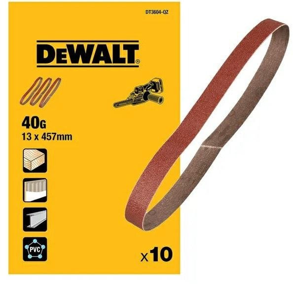 DEWALT PASY BEZK. 13x457mm P 40 /10szt. DO DCM200