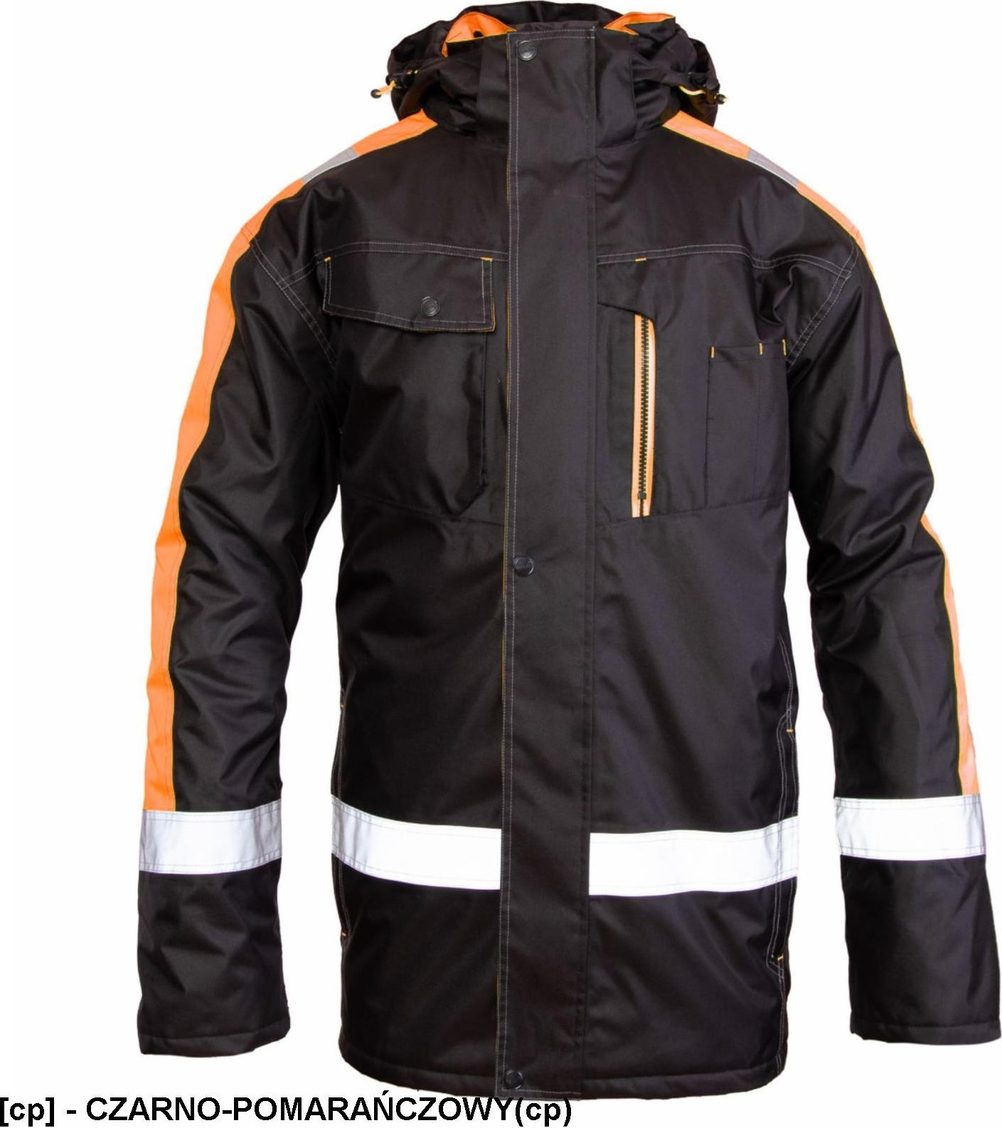 Polstar OARK - BENEFIT KURTKA RIVAL POMARAŃCZ - CZARNO-POMARAŃCZOWY(cp) S