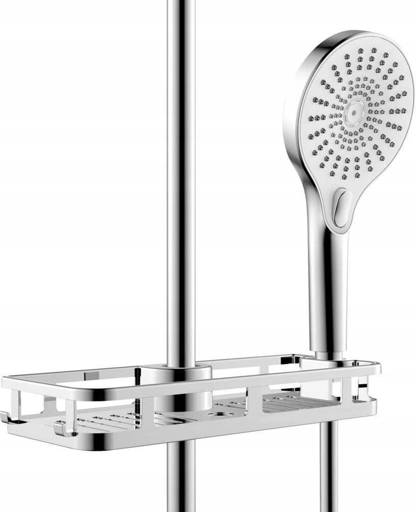 Wenko Półka prysznicowa z uchwytem na słuchawkę, Libertà, WENKO