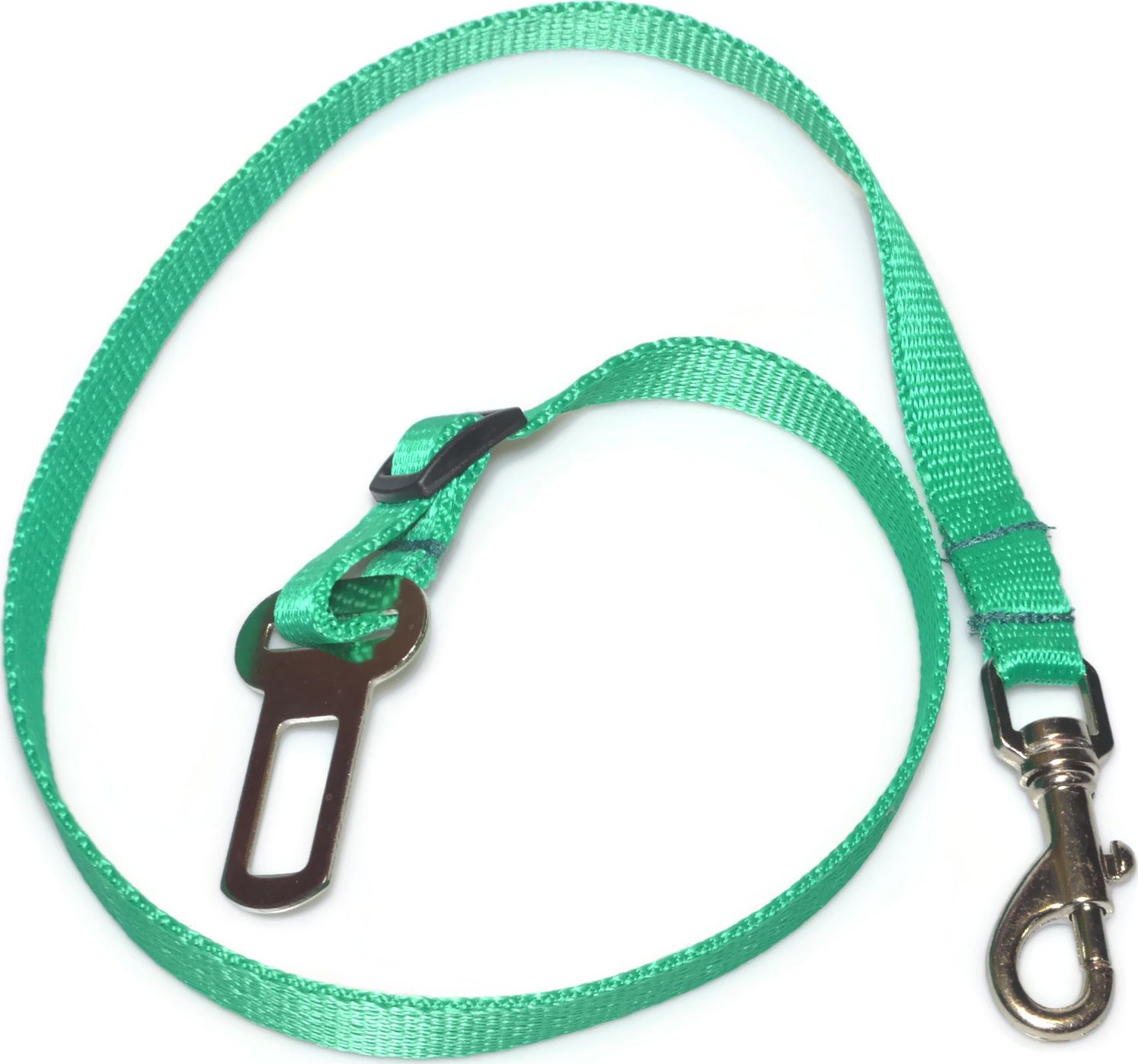 Alizoo Zapięcie samochodowe dla psa 16mm zielone