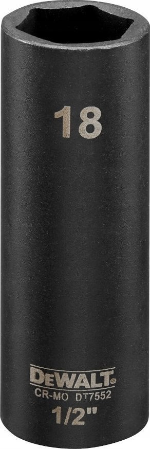 Dewalt nasadka 18mm 1/2c impact socket deep
