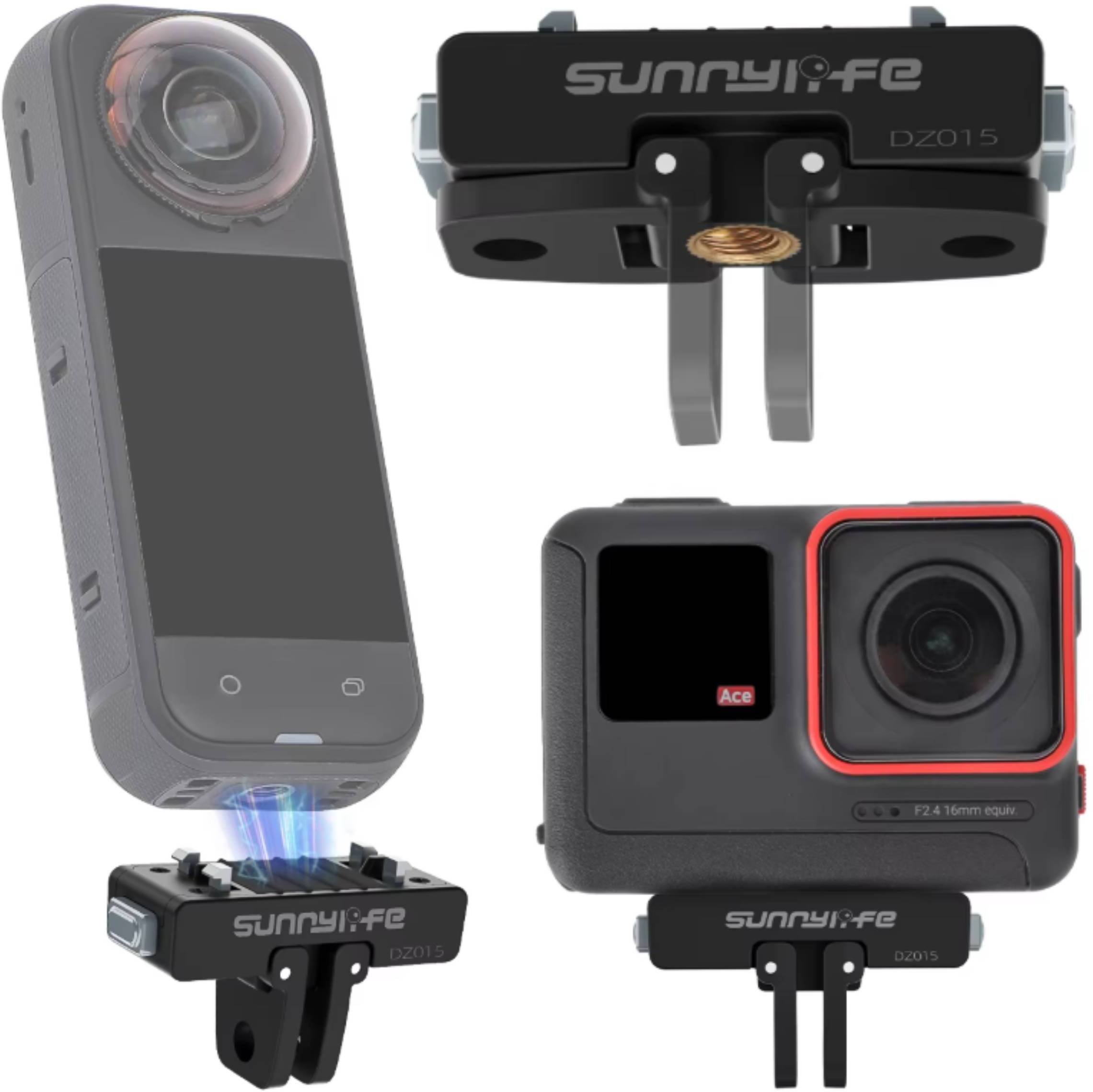 MAGNETYCZNY ADAPTER 1/4" TYPU GOPRO DO INSTA360 X4 AIR / X5 / ACE / ACE PRO 2/1