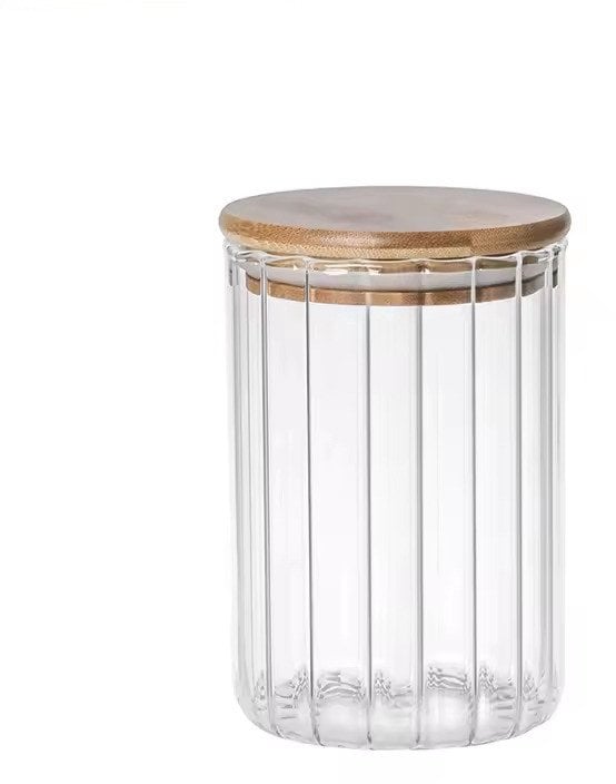 JAR STORAGE ROU GLA W BAM LID 1.1L 7104