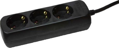Listwa zasilająca LogiLink LogiLink 3 gniazda 1.4m czarna