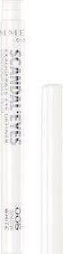 Rimmel Rimmel Scandaleyes Exaggerate wodoodporna miękka kredka do oczu 005 Snow White 0.35g