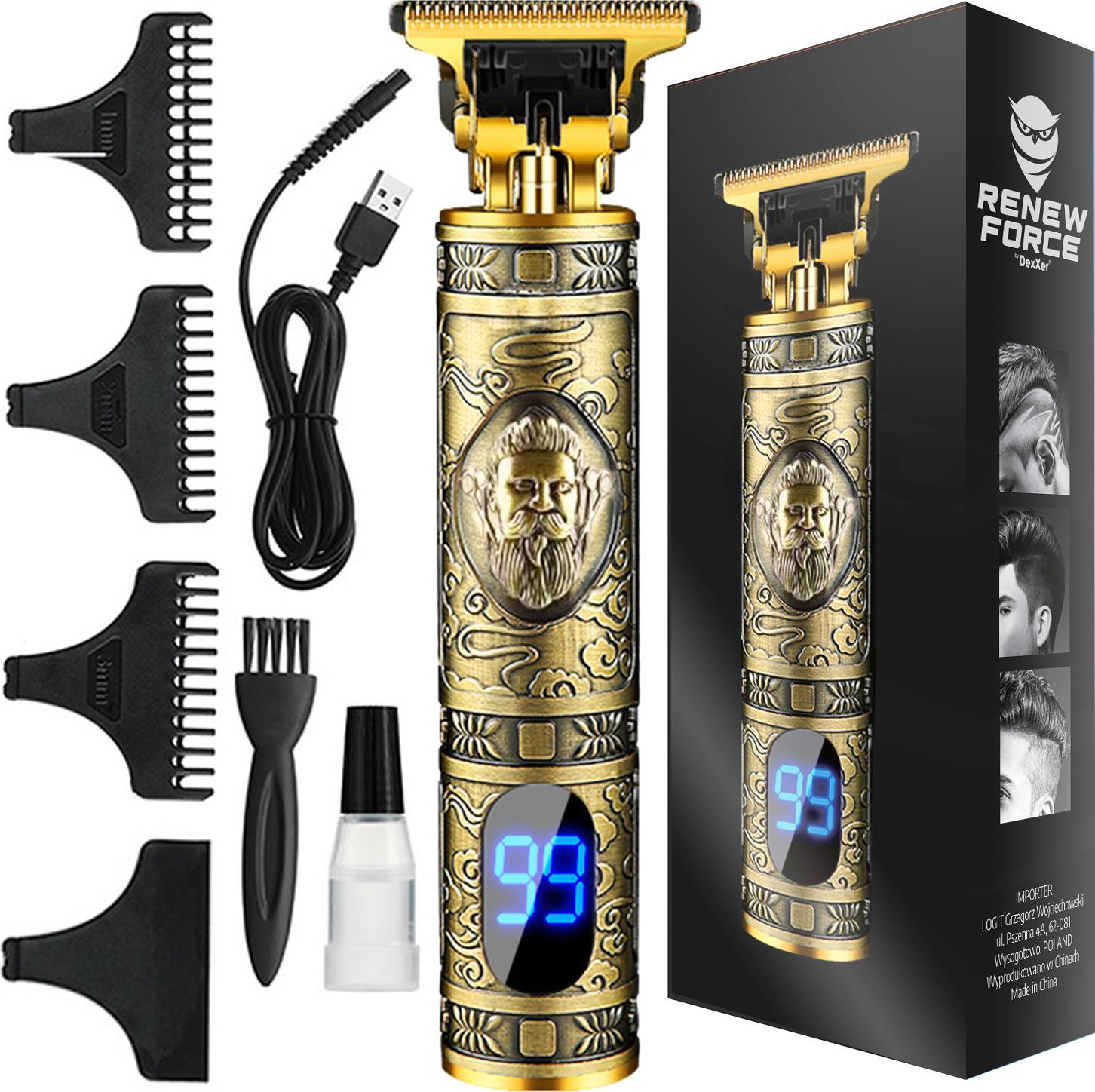 Maszynka do włosów Dexxer MASZYNKA TRYMER DO STRZYŻENIA GOLENIA WŁOSÓW BRODY T9