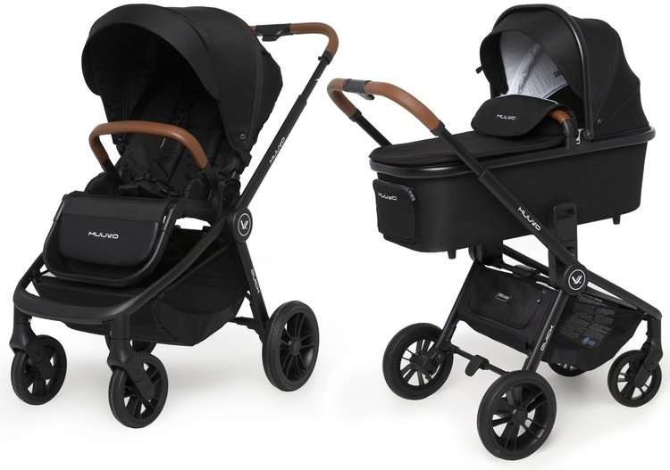 Wózek MUUVO Uniwersalny wózek Onyx Black