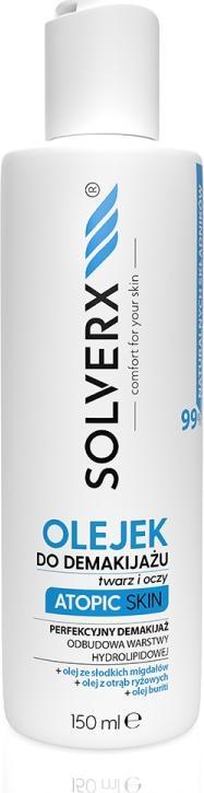 Solverx SOLVERX Atopic Skin Olejek do demakijażu twarzy i oczu do cery atopowej 150ml