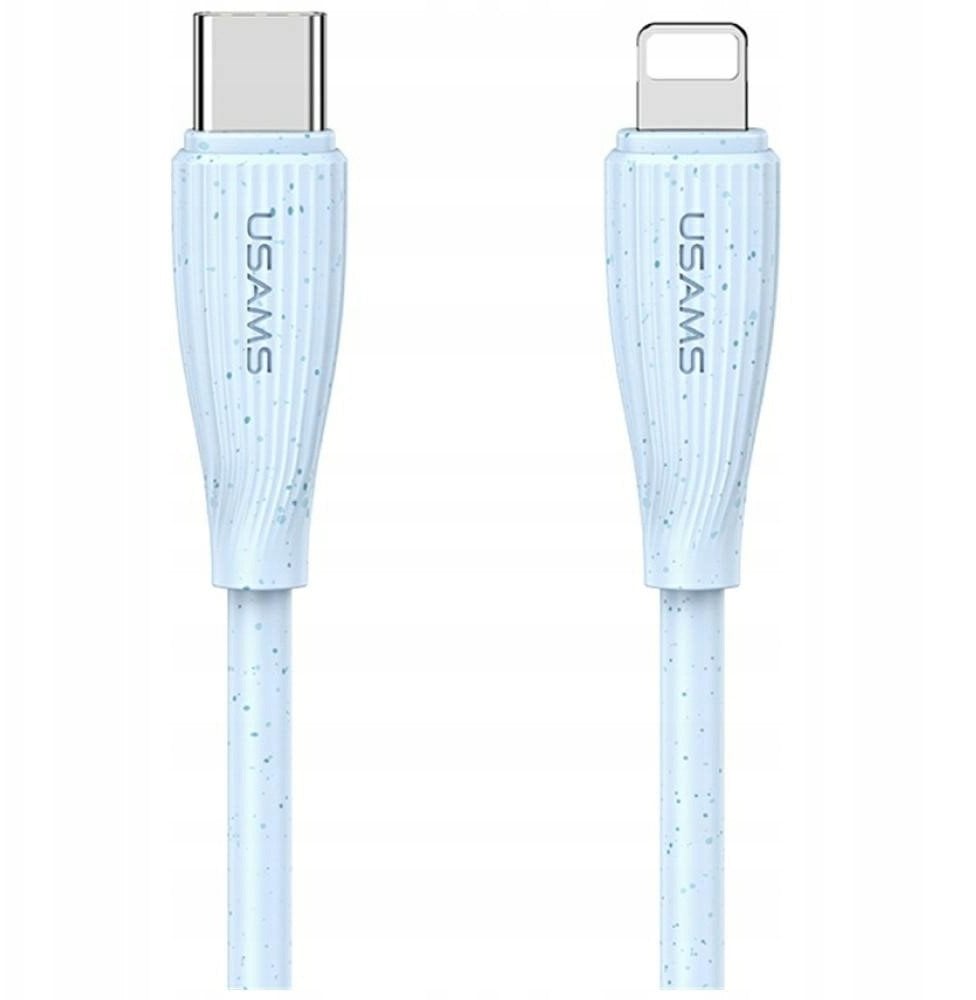 Kabel USB Usams USB-C - Lightning 1 m Niebieski