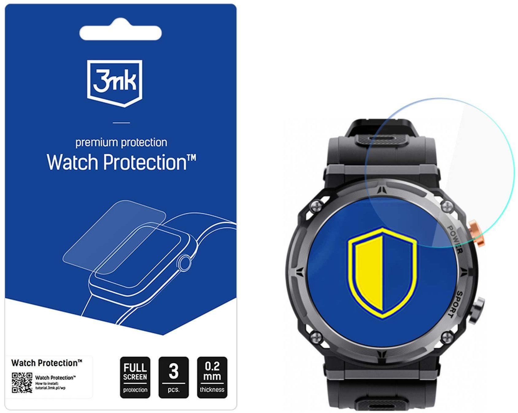 RUBICON RNCF25 - 3MK WATCH PROTECTION FLEXIBLEGLASS