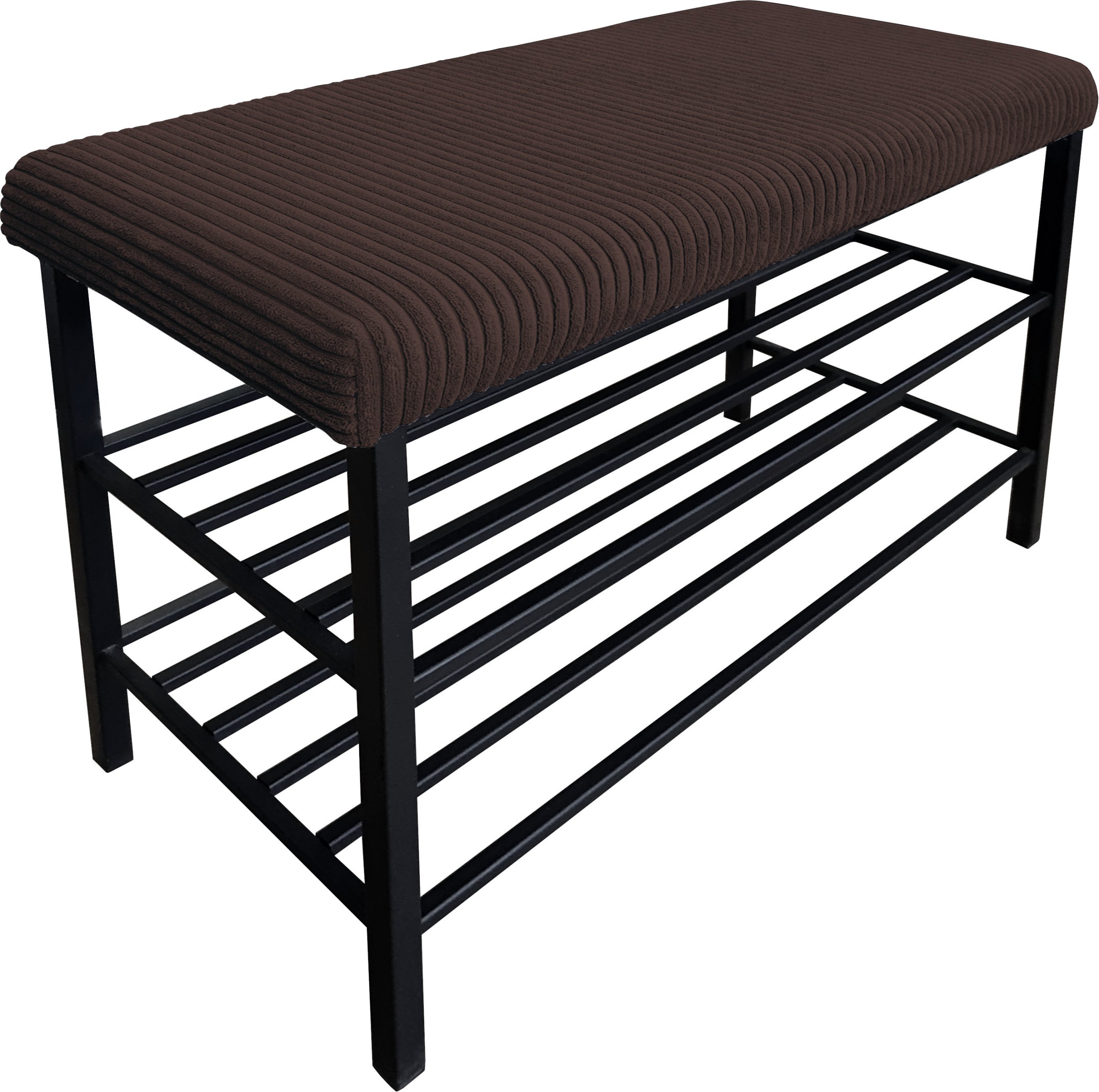 Szafka na buty Regał Półka stelaż czarny POSO 6