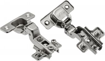 GTV Zawias wpuszczany + prowadnik bez euro skręcony (V-ZPBICN070B)