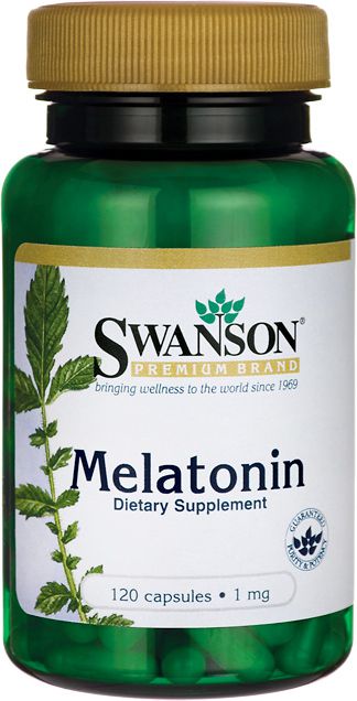 Swanson Melatonina 1mg 120 kaps.