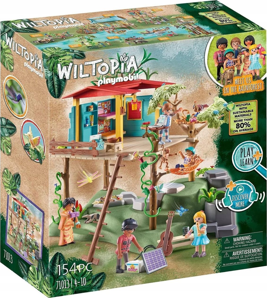 Playmobil PLAYMOBIL Wiltopia 71013 Rodzinny Dom na drzewie