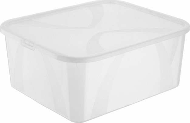 Rotho Pojemnik do przechowywania z pokrywą 19 L ARCO transparentny