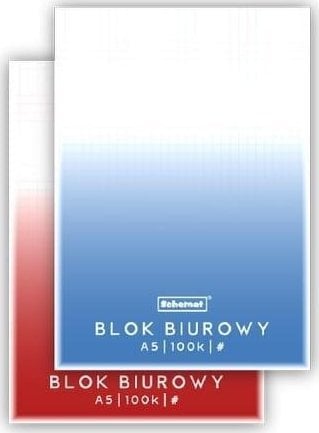 SCHEMAT Blok biurowy A5/100K kratka (5szt)
