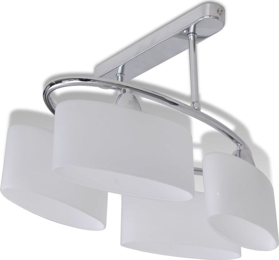 Lampa sufitowa Lumes Szklana lampa sufitowa elipsa do salonu - E979-Morfa