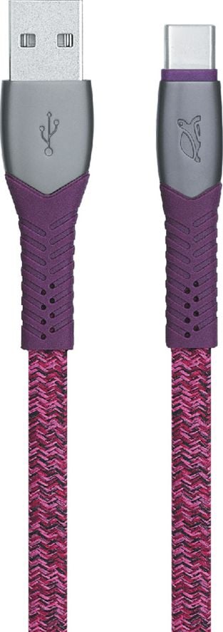 Kabel USB RivaCase USB-A - USB-C 1.2 m Czerwony (PS 6102 RD12)