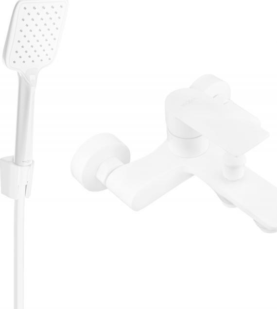 Bateria prysznicowa Mexen Mexen Royo R62 bateria wannowa z zestawem prysznicowym, biała - 7223R62-20