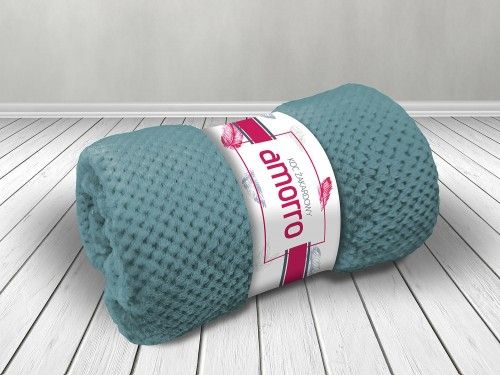 Darymex Koc żakardowy AMORRO/JASNY TURKUS/150x200