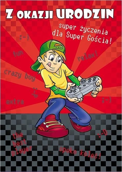 Stamp Karnet Young B6 + koperta wzór nr 003 Urodziny