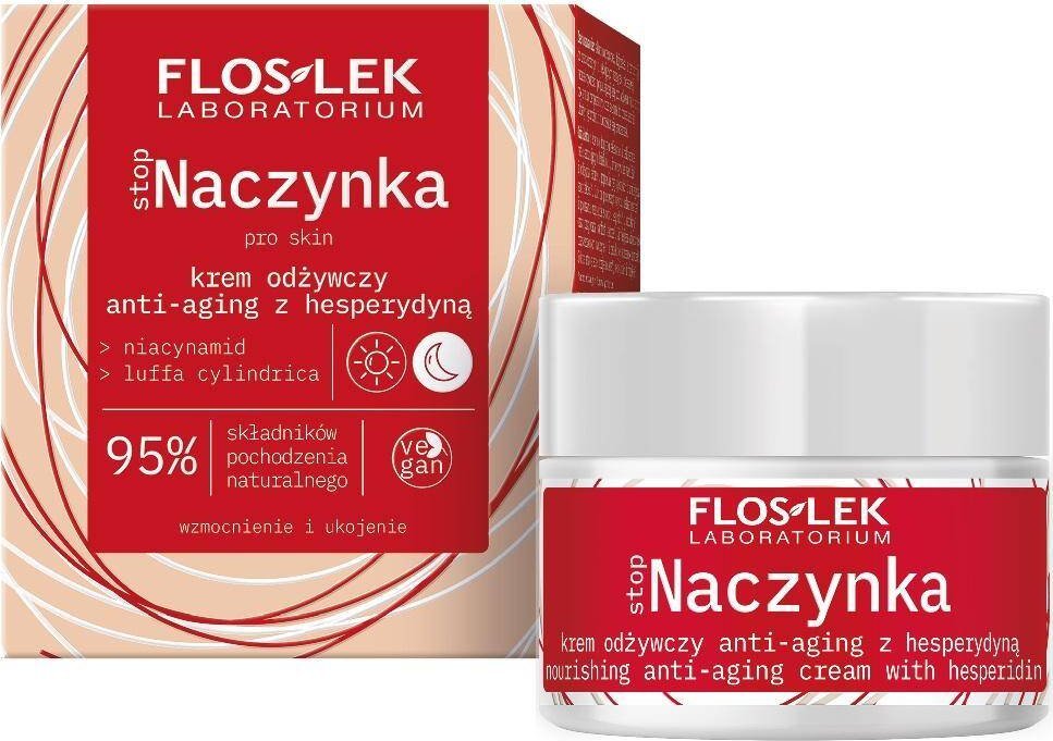 Floslek Stop Naczynka Krem odżywczy anti-aging z hesperydyną na dzień i noc 50ml