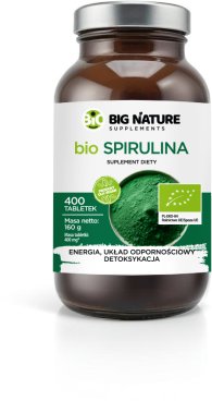 BIG NATURE_Spirulina suplement diety 400 tabletek