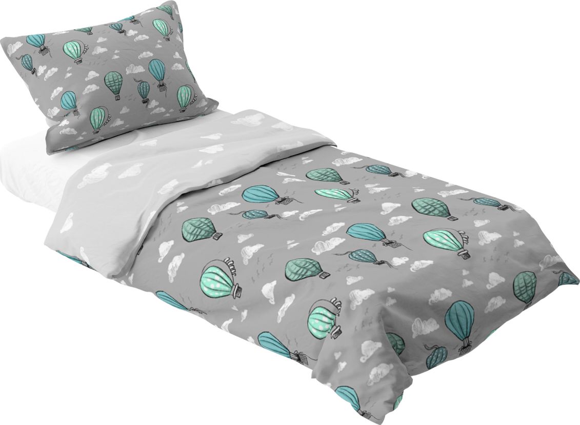 Miss Lucy Komplet pościeli dziecięcej Miss Lucy Forever Young Balony 140x200 cm i 70x80 cm