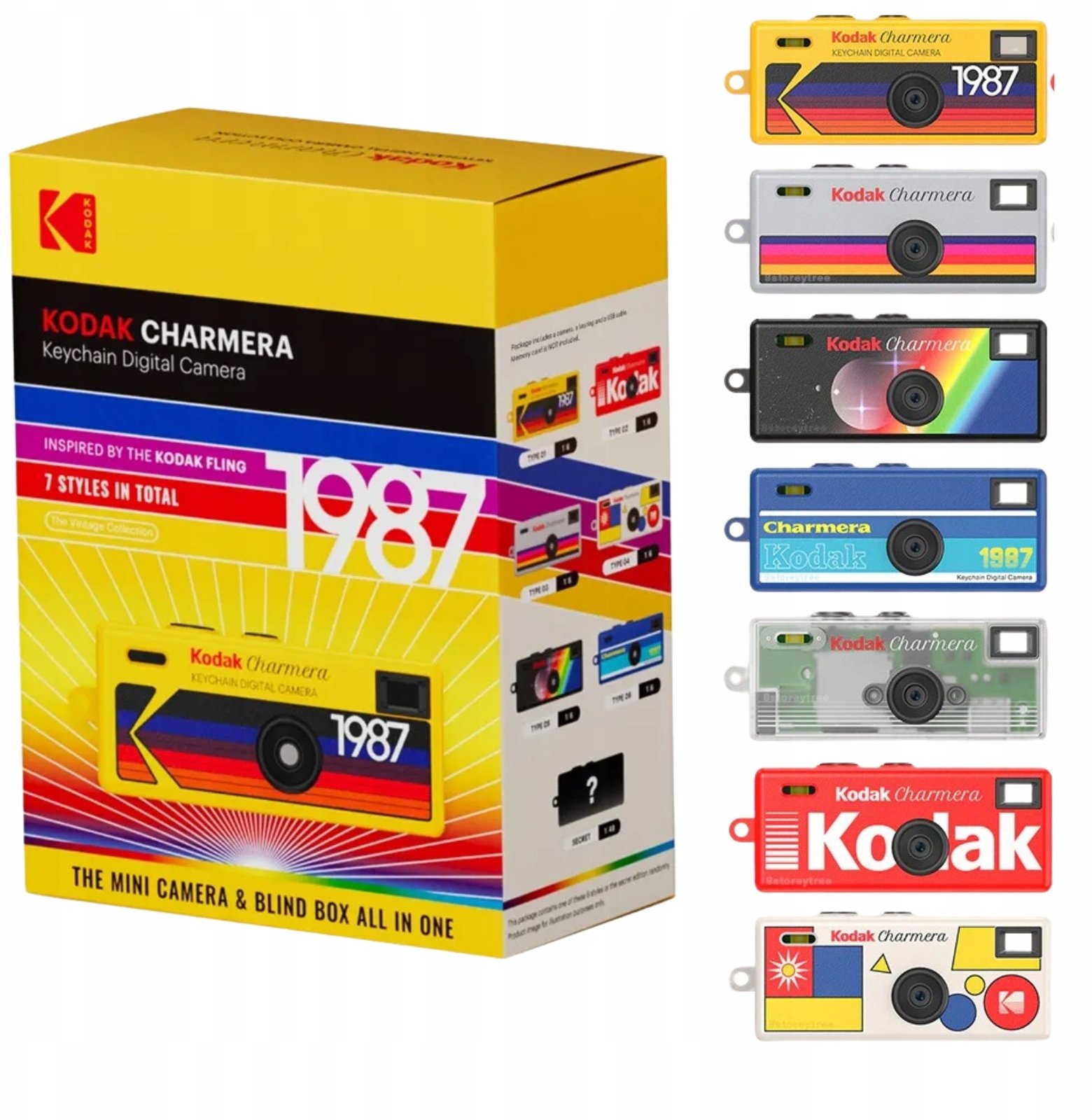 Kodak CHARMERA Digital Camera Blind Box 6x + Display