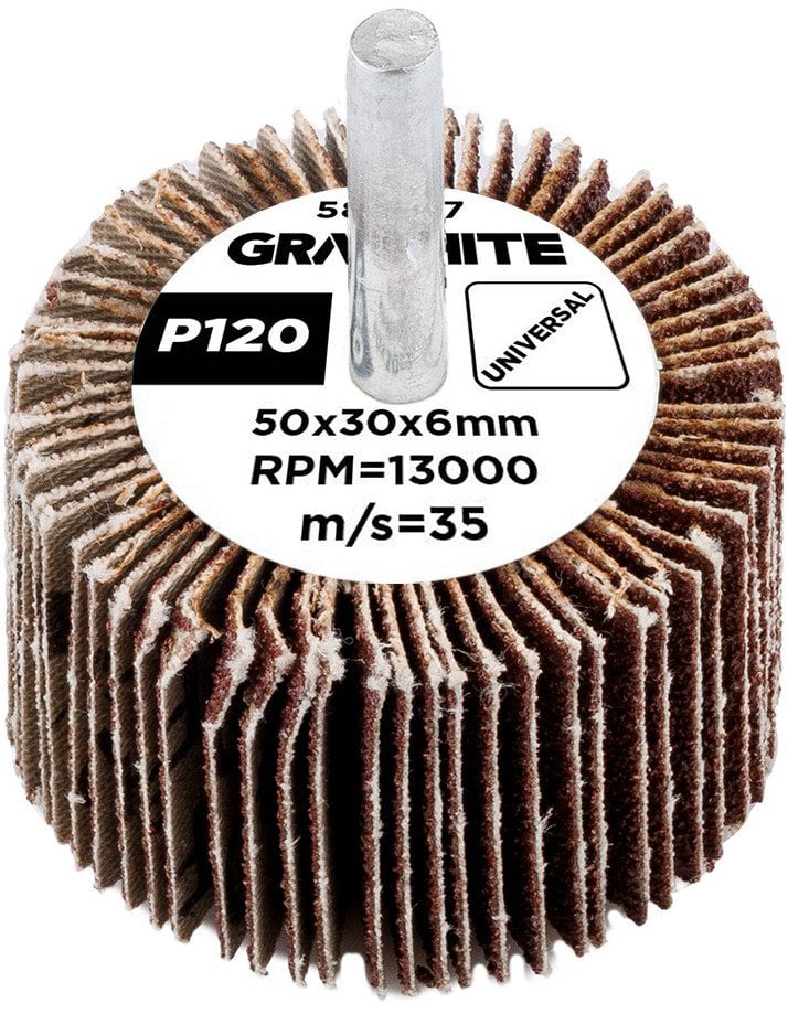 Ściernica listkowa trzpieniowa 50 x 30 x 6 mm, P120