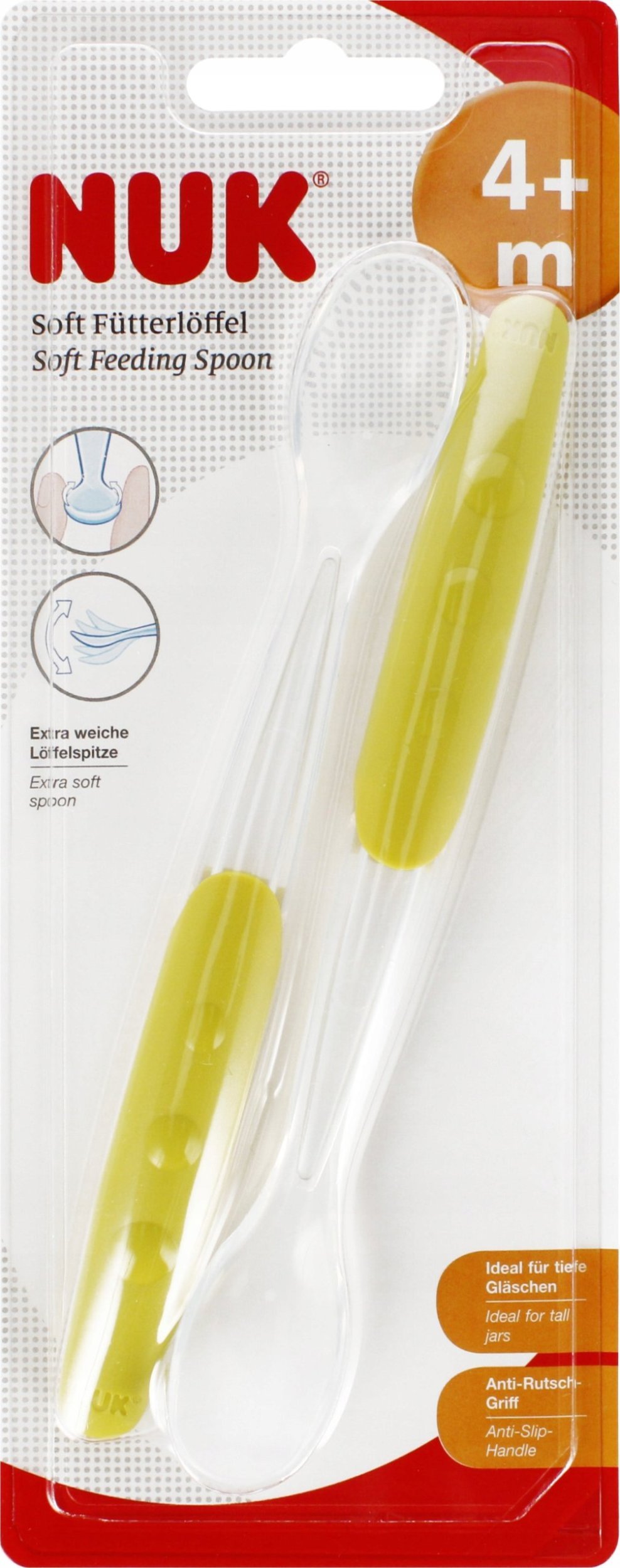 NUK NUK LYZECZKA DO KARM MIEK 2SZT 4M ZIE 10255065