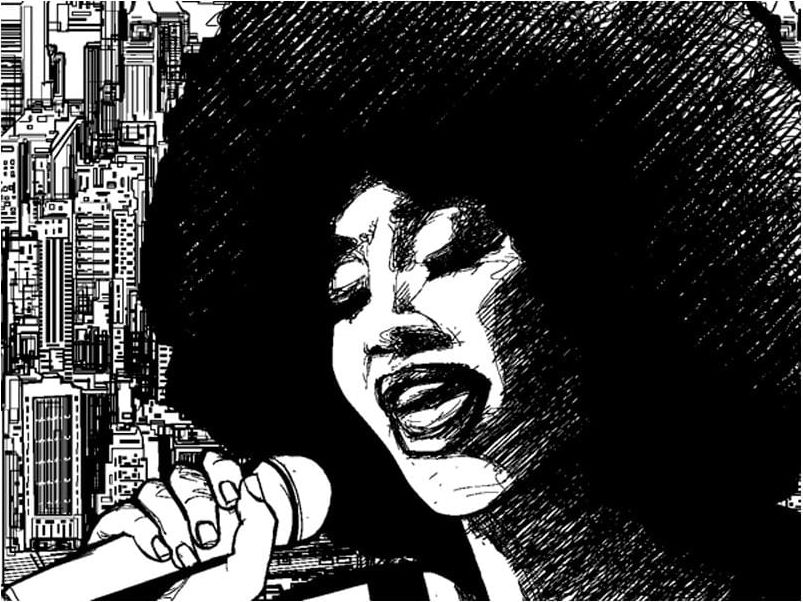 DecoNest Fototapeta - Wokalistka jazzowa - 400X309