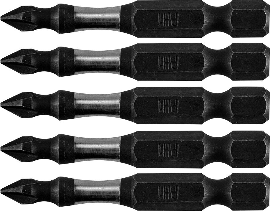 Neo Końcówka wkrętakowa (Bity udarowe S2, 50 mm, PH1 - 5 szt.)