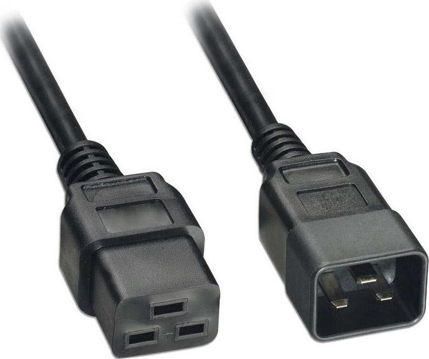 Kabel zasilający Akyga PRZEDŁUŻACZ KABLA ZASILAJĄCEGO SERWEROWY C19 1.8M (AK-UP-03)