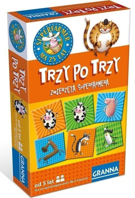 Granna Trzy po trzy. Zwierzęta Superfarmera GRANNA