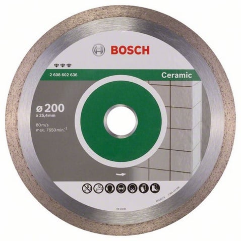 Bosch Diamentowa tarcza Best for Ceramic 200x25,4mm (2608602636)