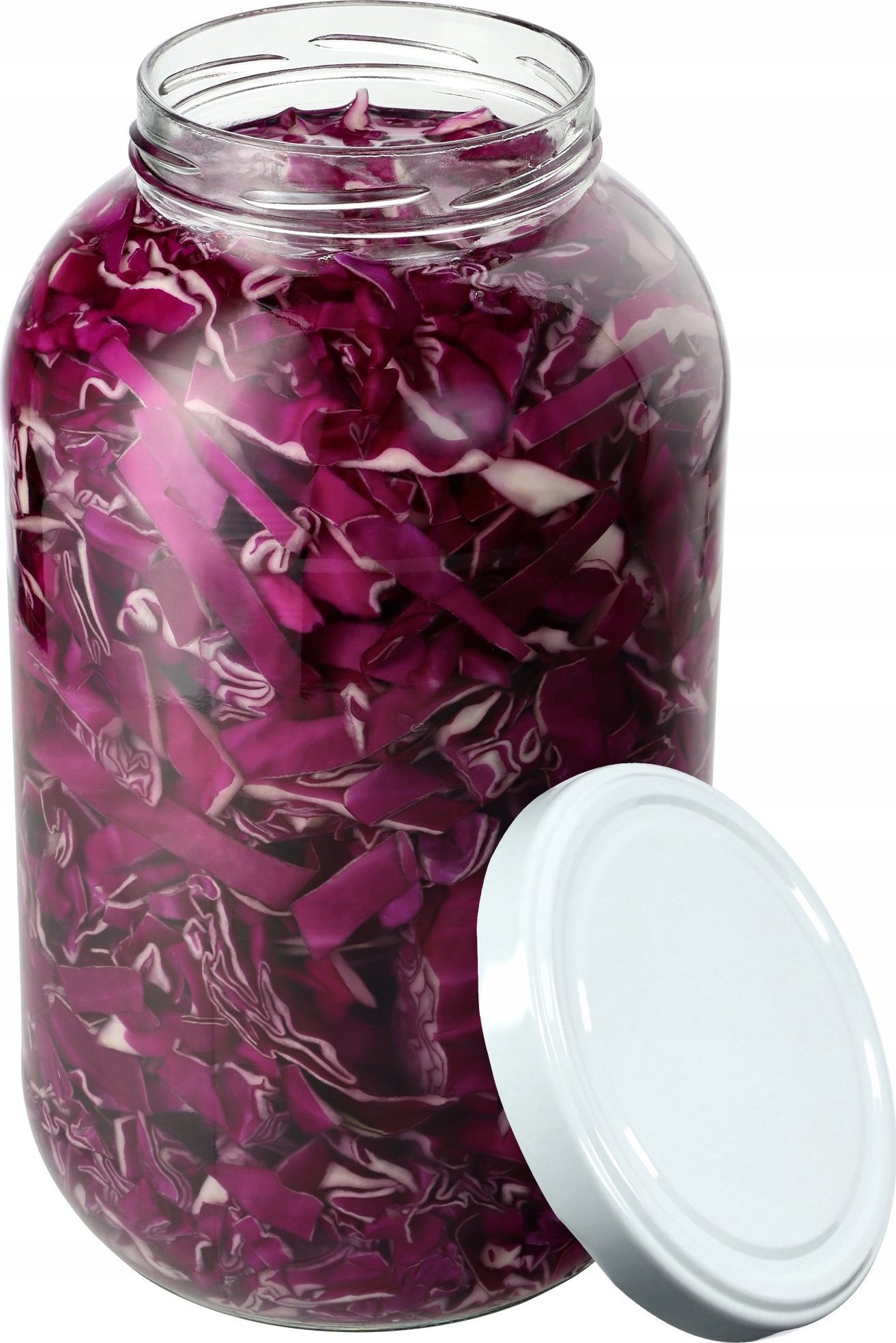 Kadax Słoik Szklany 4L Słój Na Przetwory + Wieczko fi100