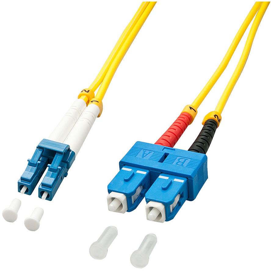 Lindy Patchcord światłowodowy LC/SC OS2, 9/125, 5m (47473)